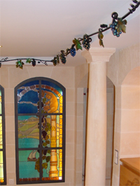 Ferronnerie d'art, motif vigne