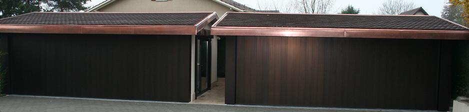 Lames aluminium éloxées bronze