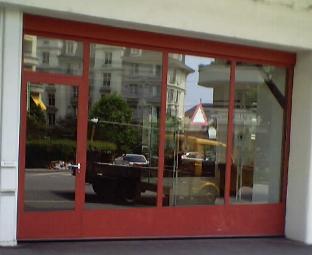Porte vitrée
